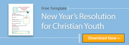 Download New Years Resolution For Christian Youth Template
