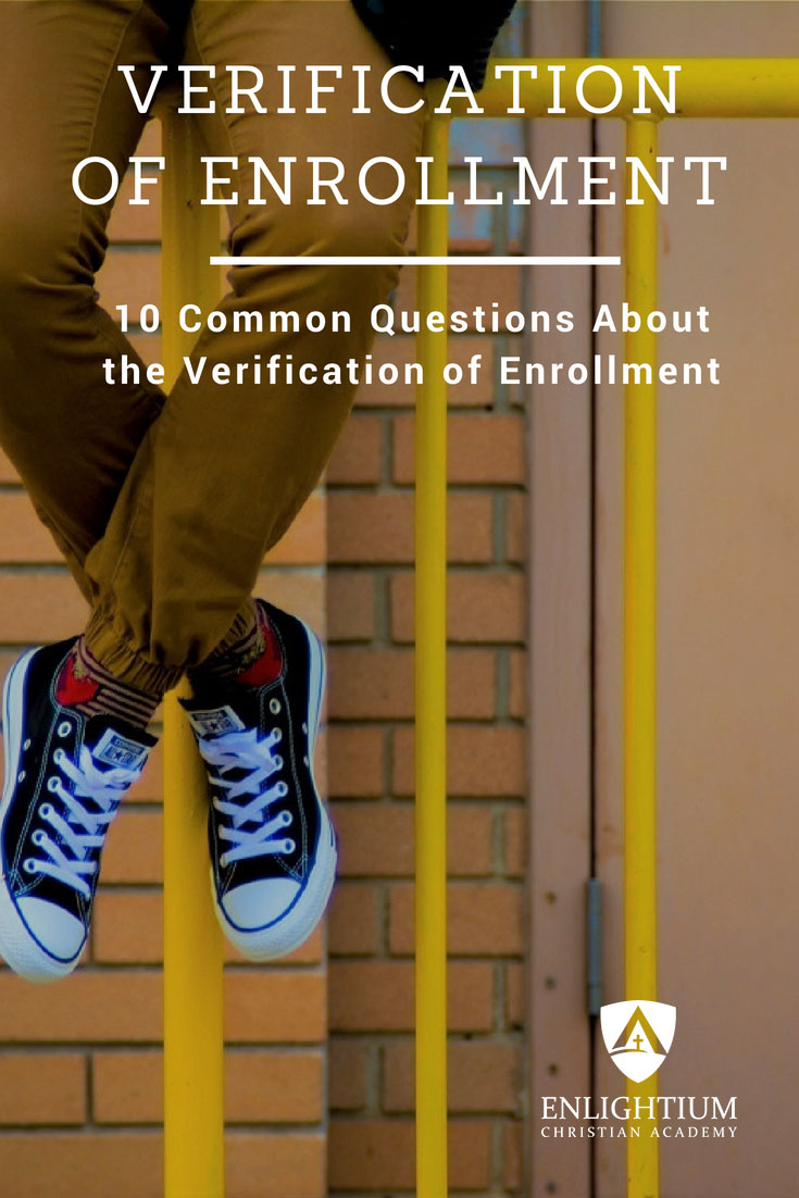 10 Common Questions About the Verification of Enrollment Pinterest