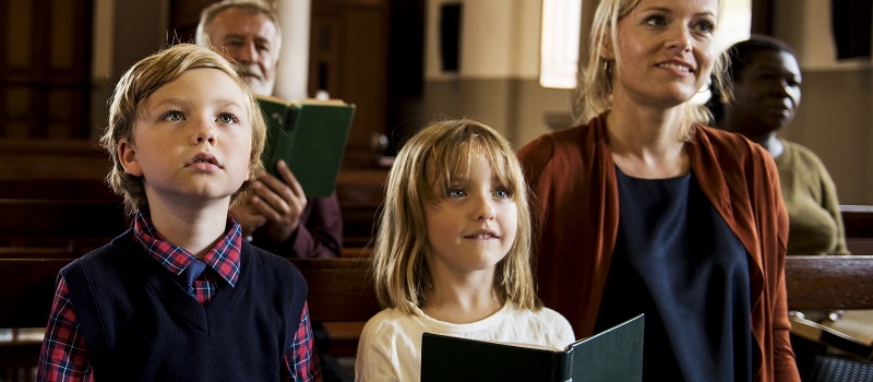 Family in Church